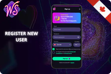 WinSpirit Canada Login Register new user